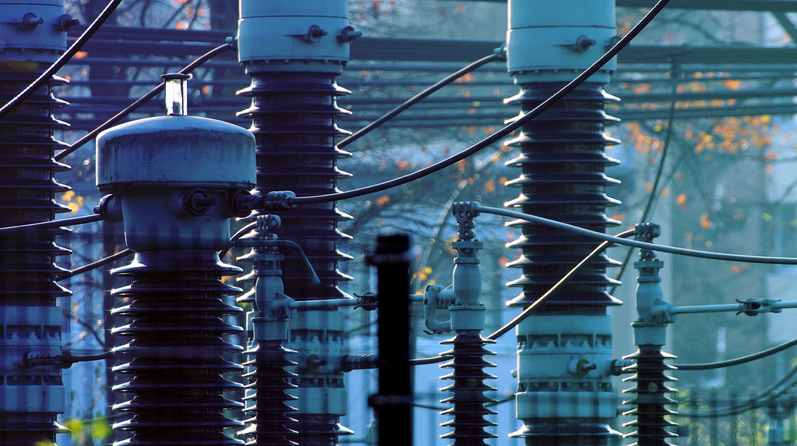 Image of substation transformers